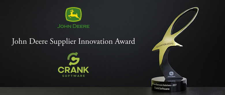 Crank Software Earns John Deere Supplier Innovation Award